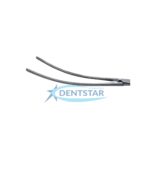 DeBakey Clamp Atrauma with atraumatic serrated jaws made from surgical-grade stainless steel for vascular procedures