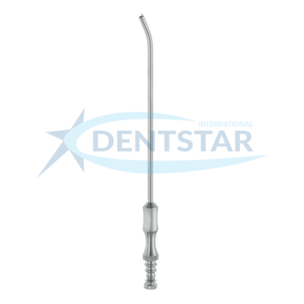 Adson Suction Tube 21cm with 4mm Tip - Stainless Steel Surgical Instrument by Dentstar International