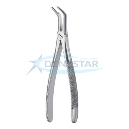 Extracting Forceps English Pattern Fig 46L for lower left roots. High-grade German stainless steel for surgical precision.